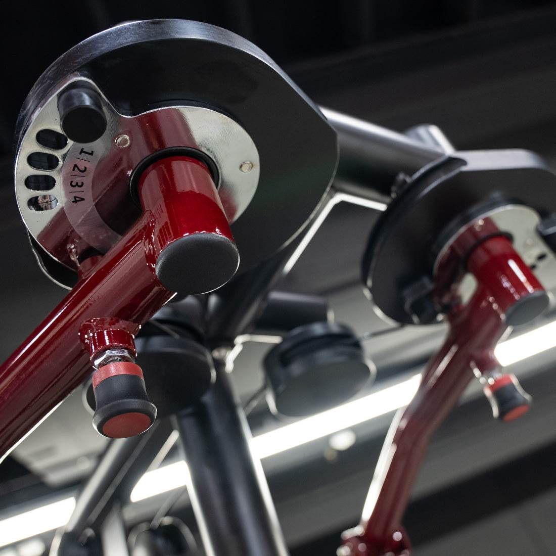 Power Leverage V2 Seated Pec Fly / Rear Delt Combo - Plate Loaded - Weight Storage Included - Machine Horizon