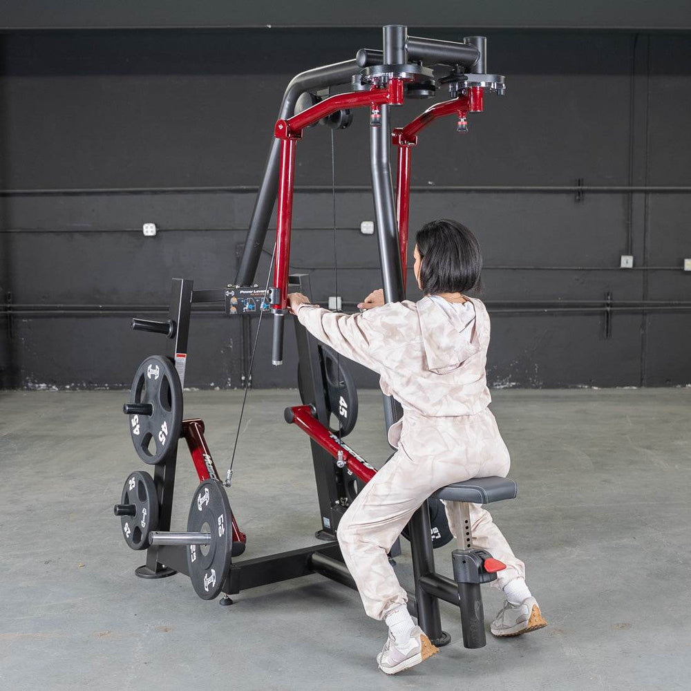 Power Leverage V2 Seated Pec Fly / Rear Delt Combo - Plate Loaded - Weight Storage Included - Machine Horizon