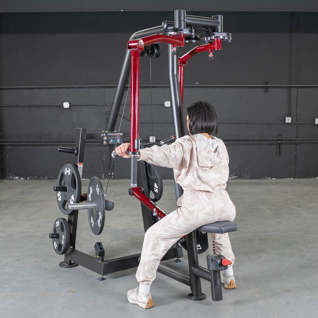 Power Leverage V2 Seated Pec Fly / Rear Delt Combo - Plate Loaded - Weight Storage Included - Machine Horizon