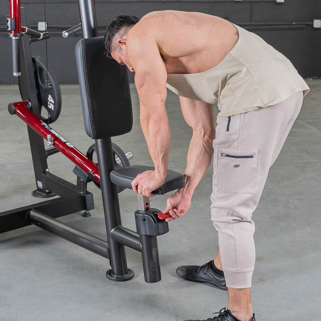Power Leverage V2 Seated Pec Fly / Rear Delt Combo - Plate Loaded - Weight Storage Included - Machine Horizon