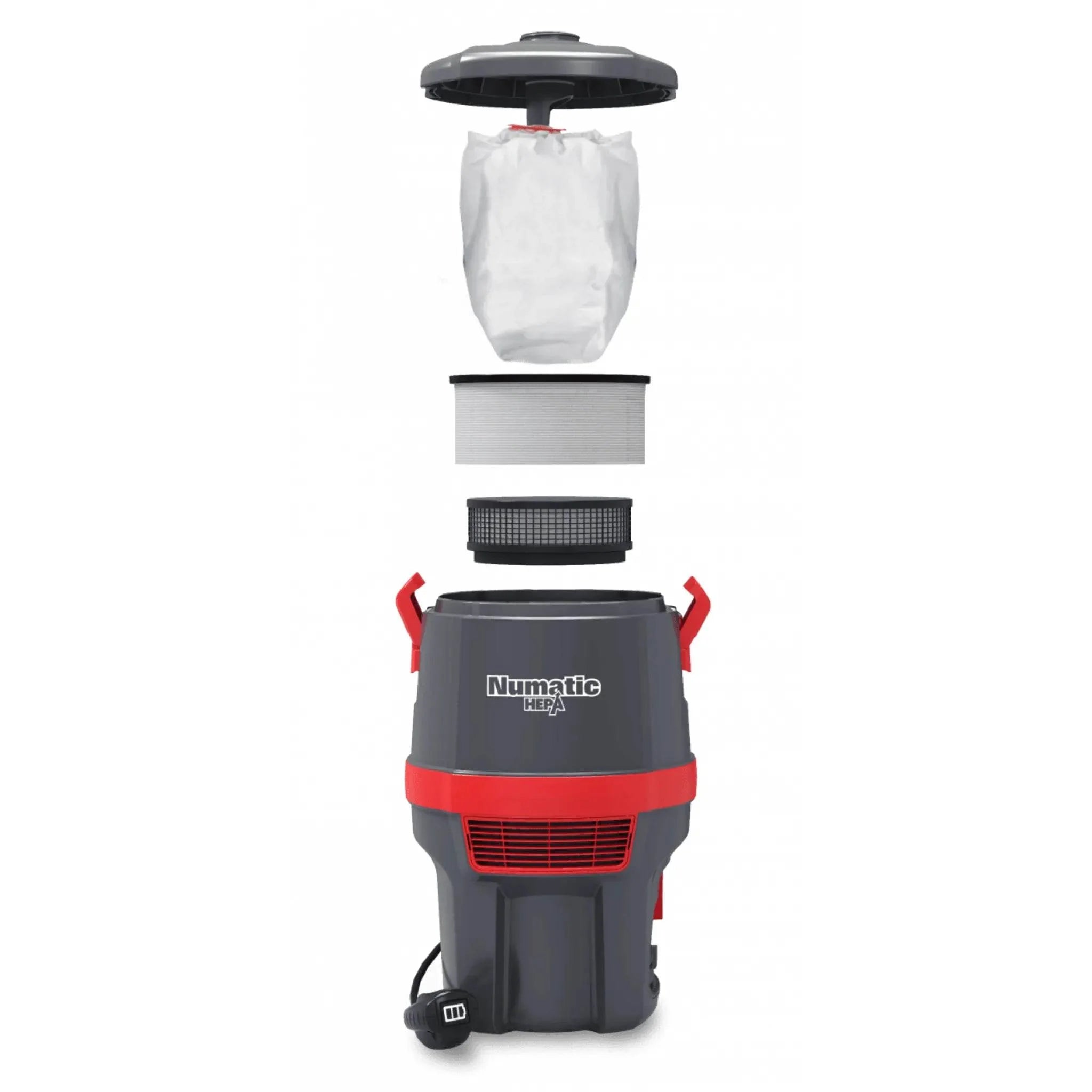 NaceCare RBV 150NXH Battery HEPA Backpack Vacuum K-913148-C – 75 CFM