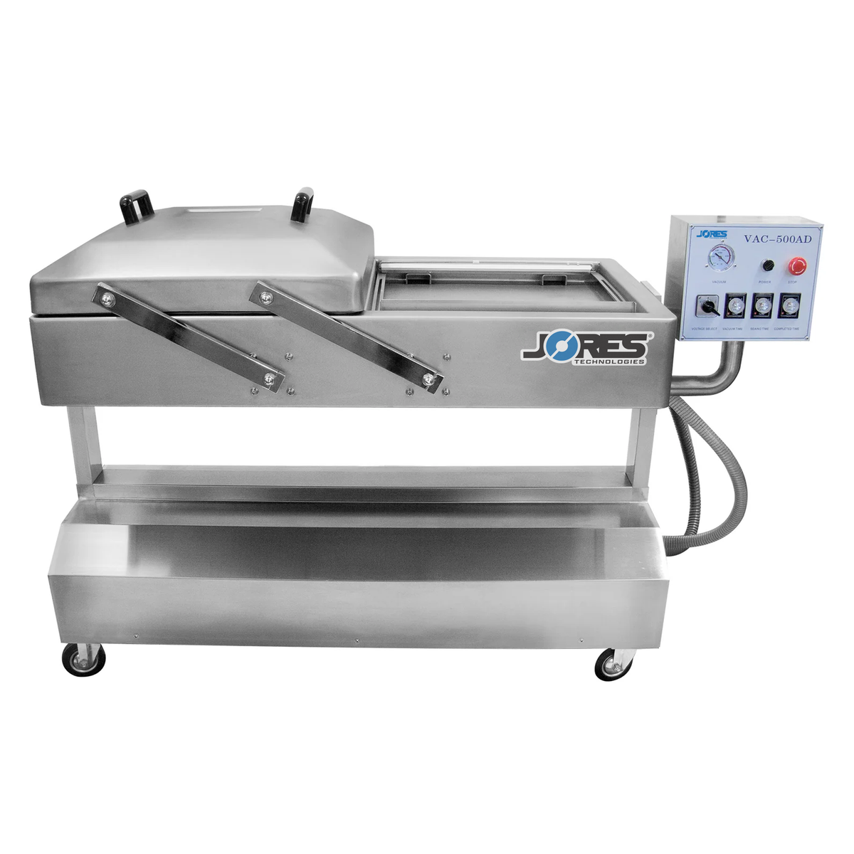Jores Technologies Reclinable Commercial Double Chamber Vacuum Sealer with 20” Seal Bars - 220v