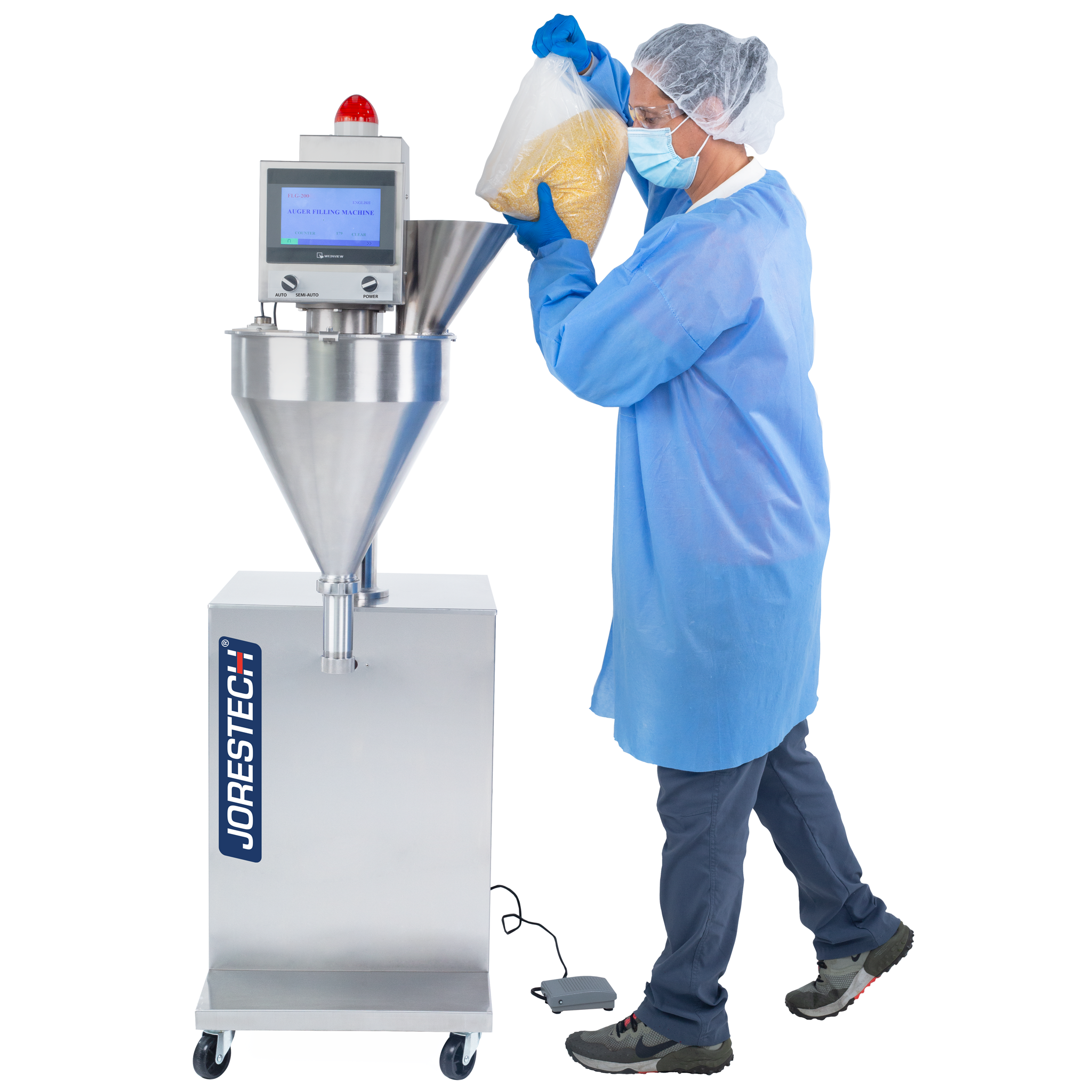 Jores Technologies Semi-Automatic Auger Powder Filler- 2000 ml