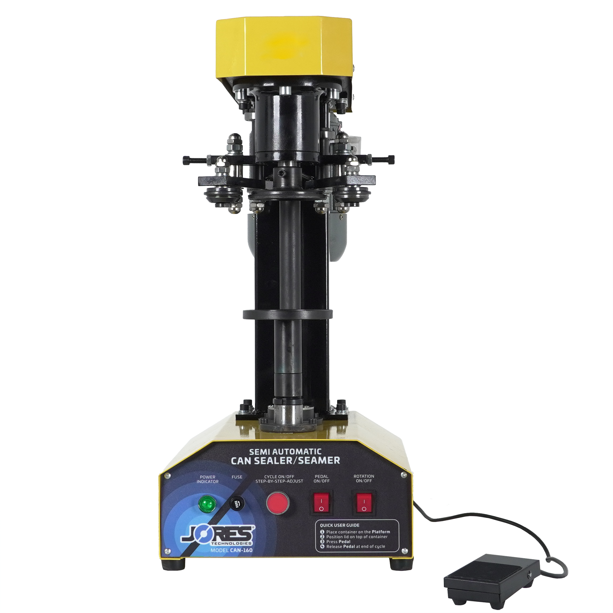 Jores Technologies Semi Automatic Can Seamer | Sealer