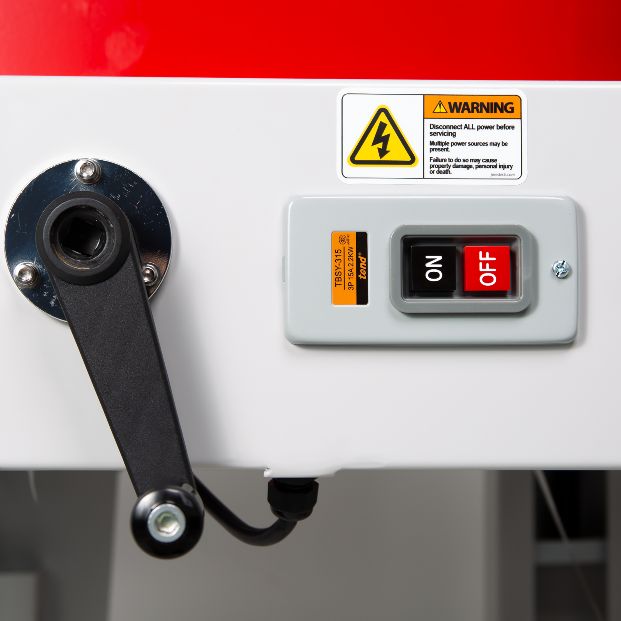 Jores Technologies Semi-Automatic Case Sealer with Side Traction for Small/Medium Boxes