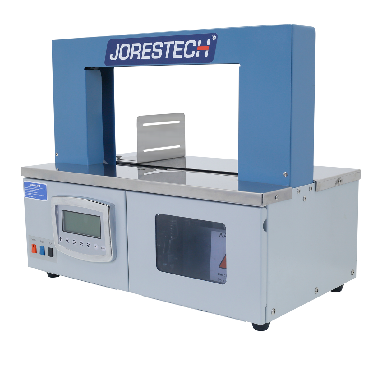 Jores Technologies Semi-Automatic Table Top Paper/Plastic Banding Machine
