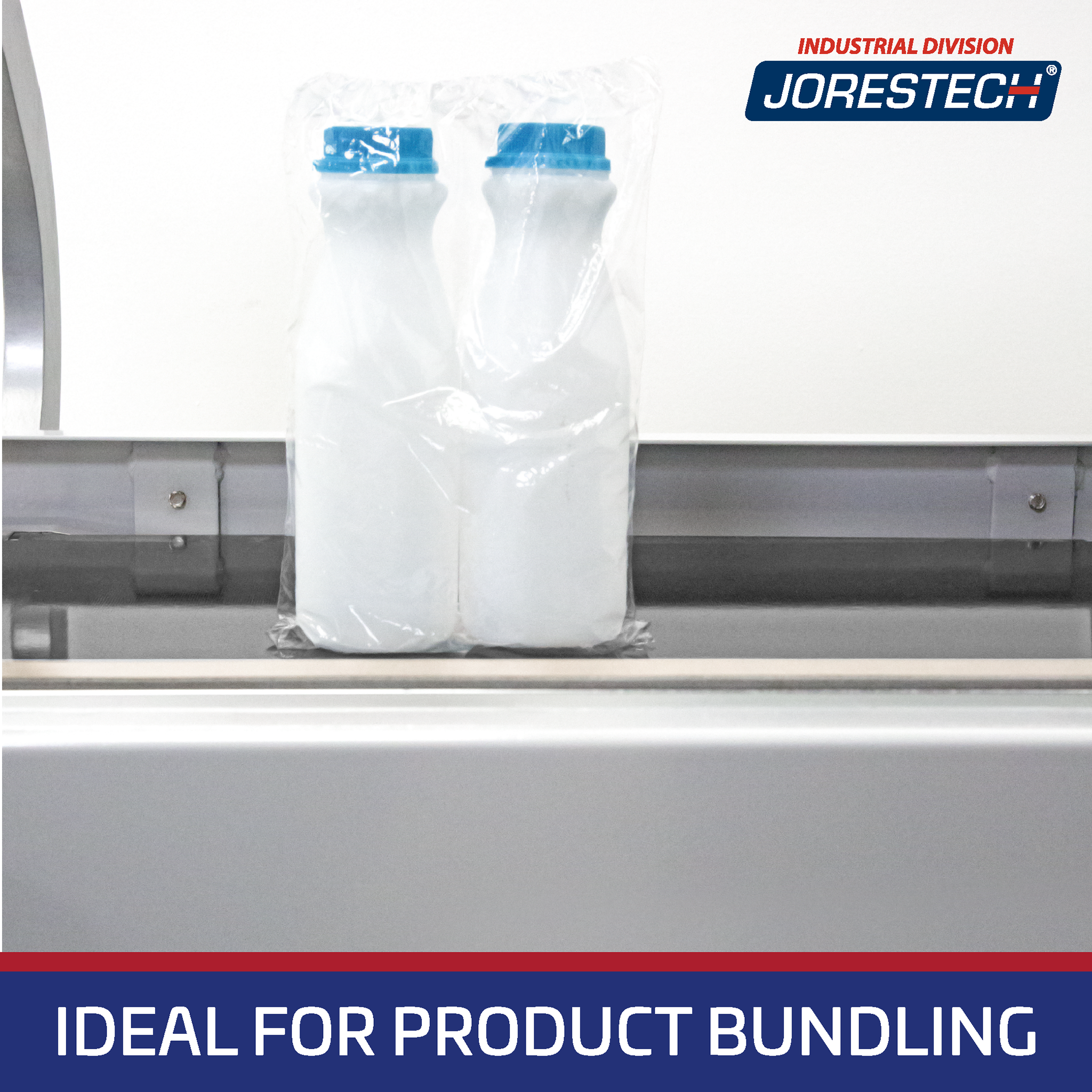 Jores Technologies Shrink Film L Bar Sealer with Conveyor – 30” x 21”