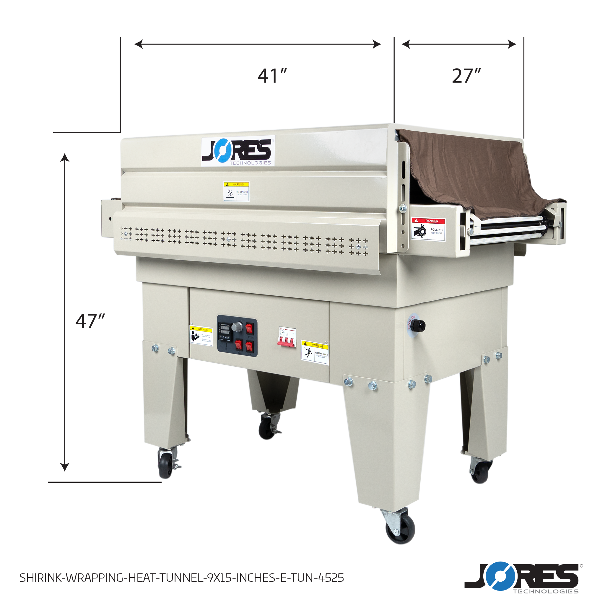 Jores Technologies Shrink Wrapping Heat Tunnel – 9” X 15”