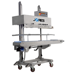 Jores Technologies 220V Stainless Steel Digital Vertical Continuous Band Sealer 1010 with Coder