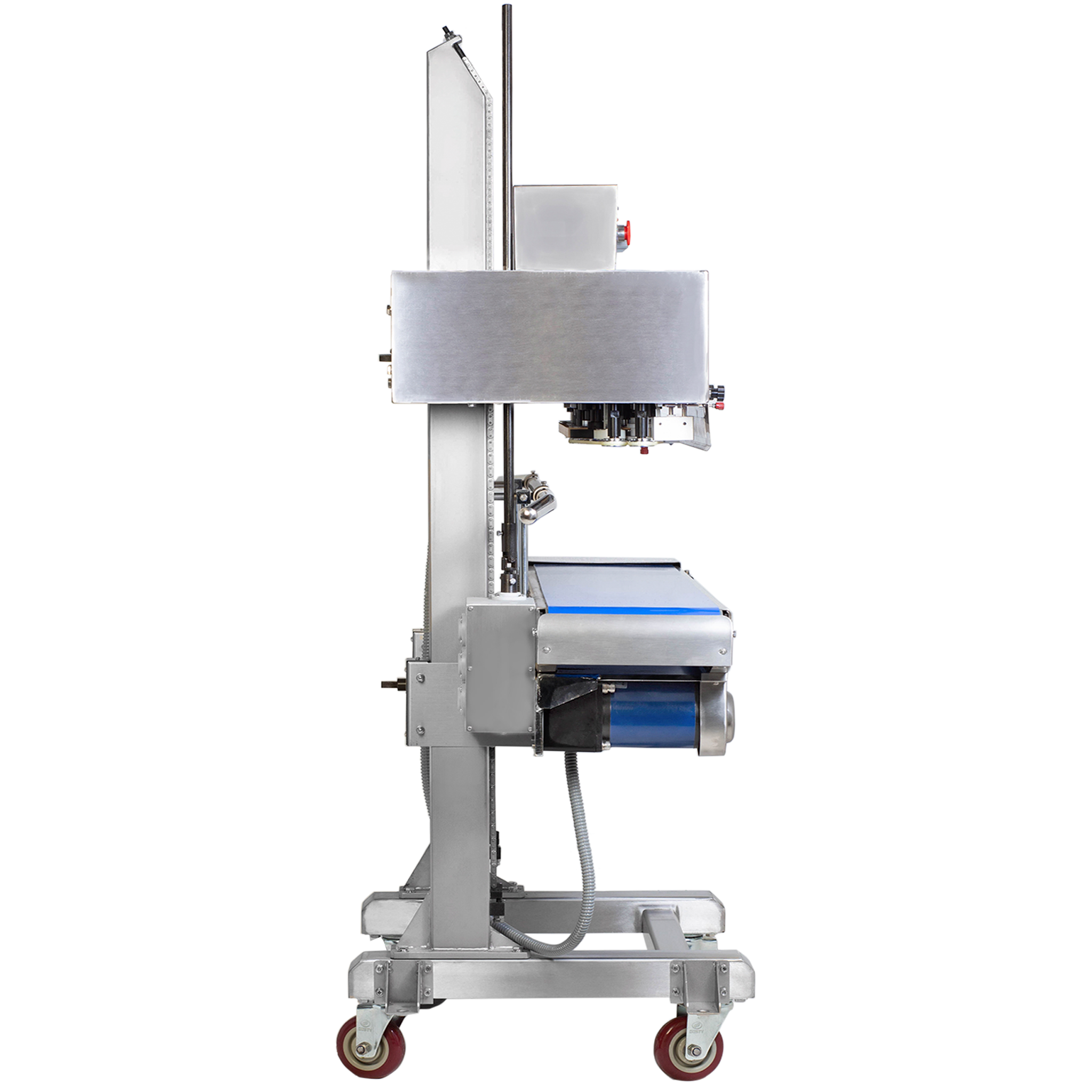 Jores Technologies 220V Stainless Steel Digital Vertical Continuous Band Sealer 1010 with Coder