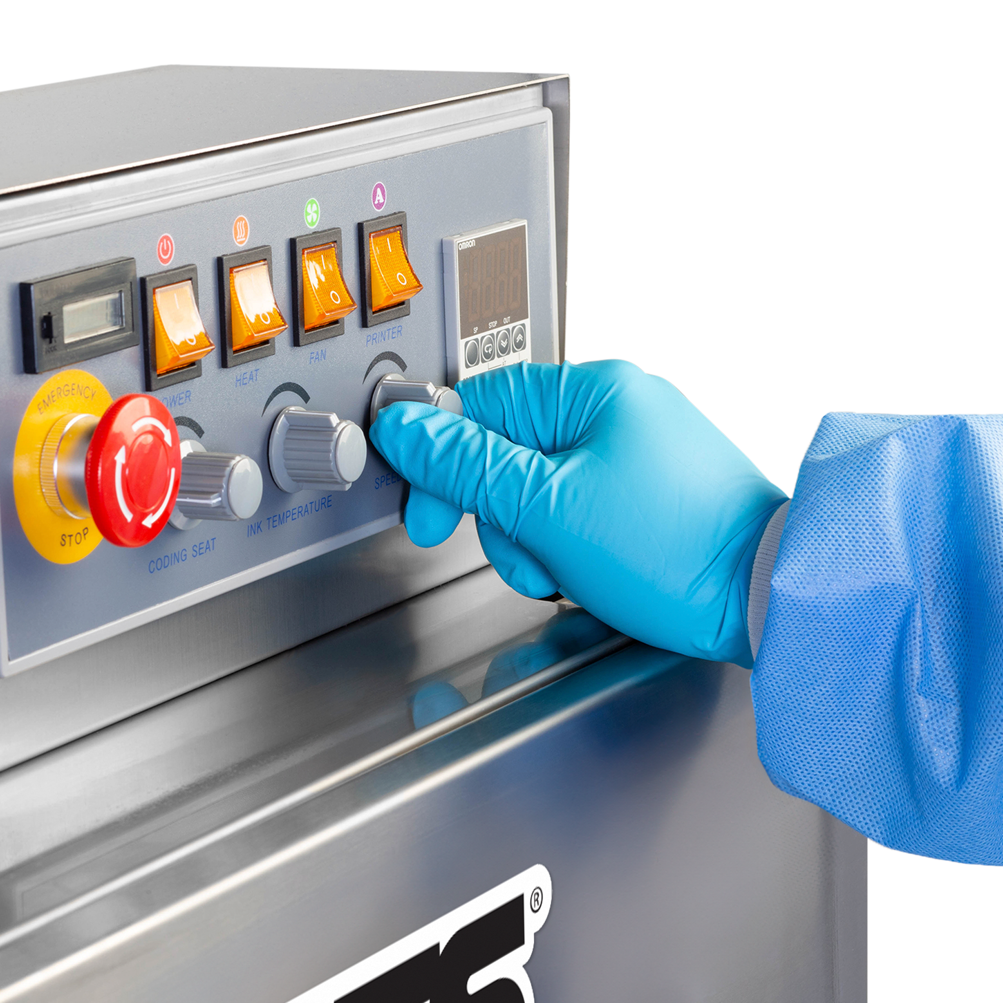 Jores Technologies Stainless Steel Digital Vertical Continuous Band Sealer 1010I with Coder