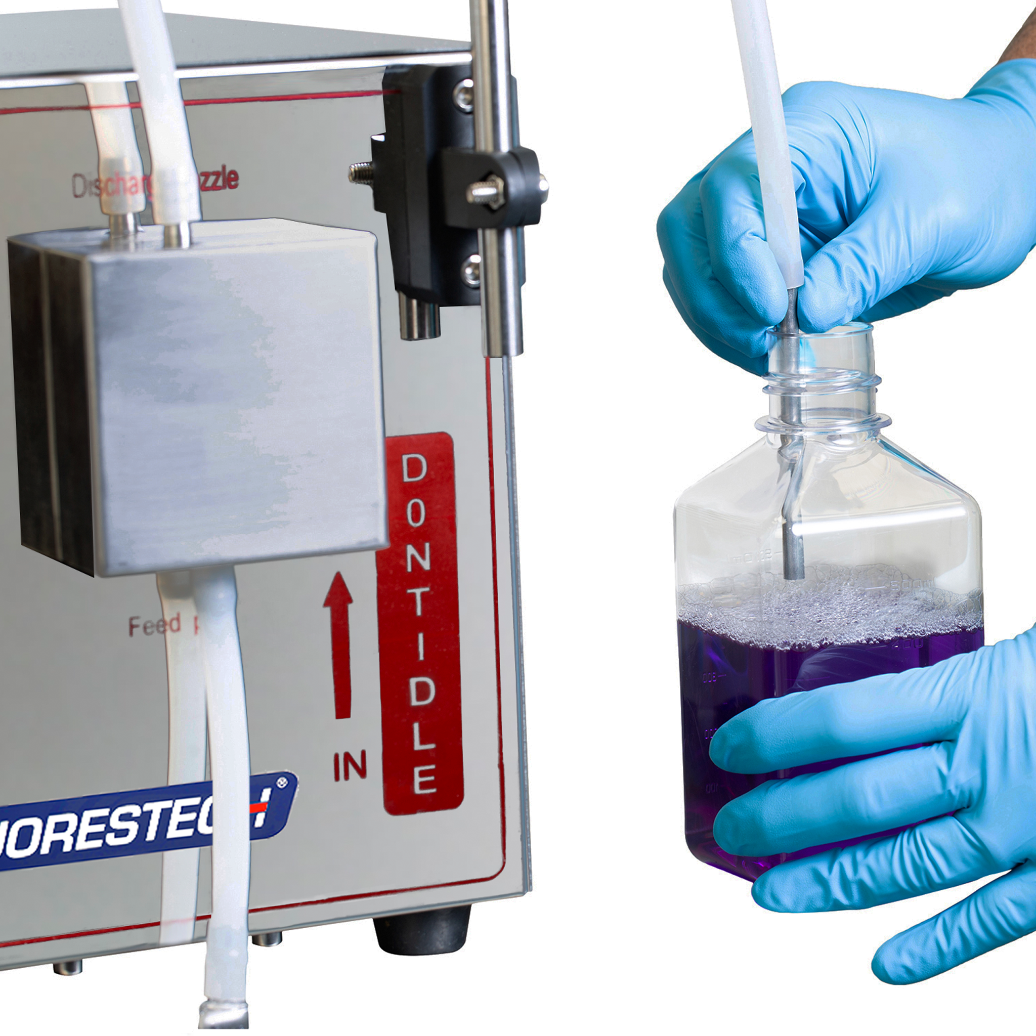 Jores Technologies Semi-Automatic Low Viscosity Liquid Filler with Magnetic Rotary Pump