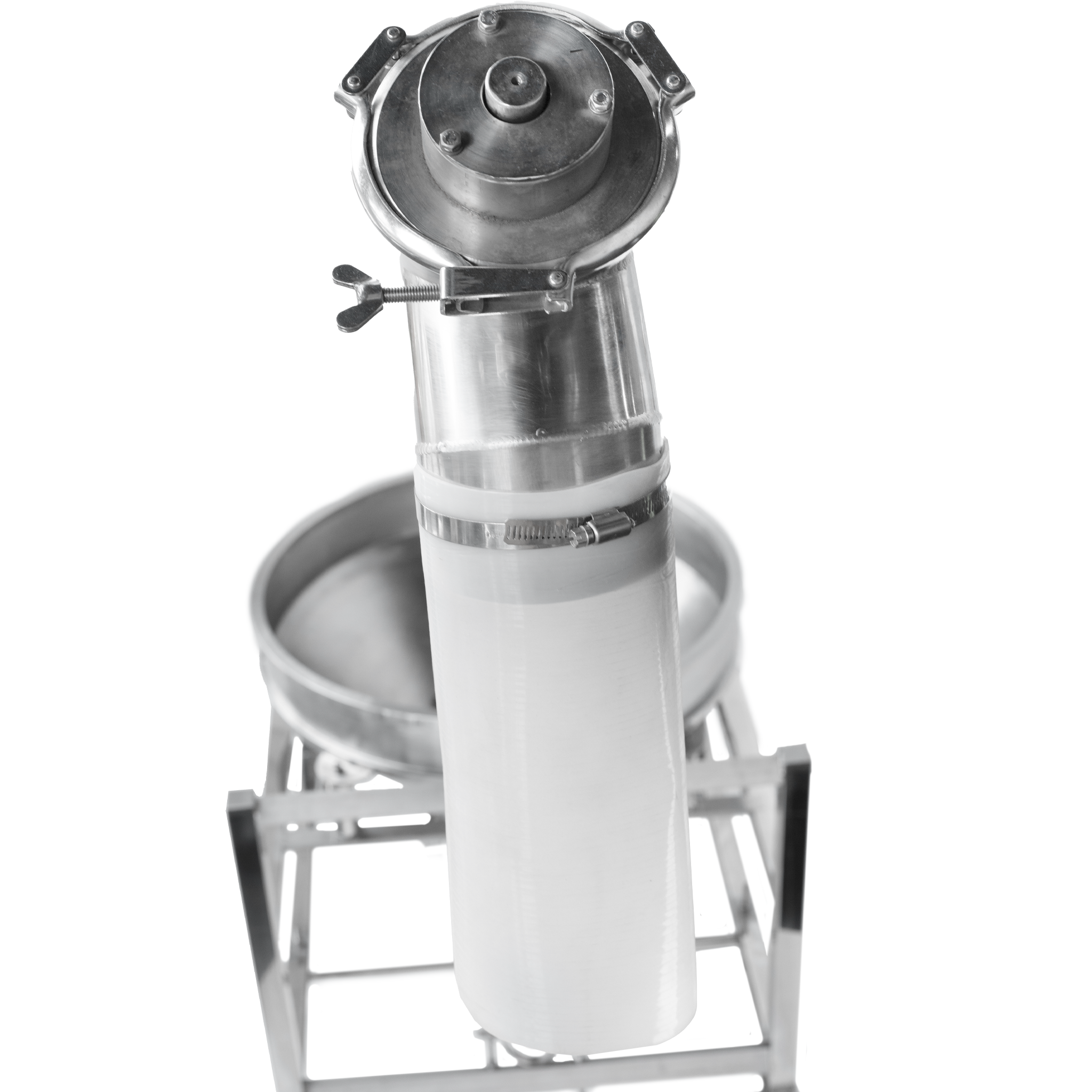 Jores Technologies Stainless Steel Auger Screw Elevator for Powders