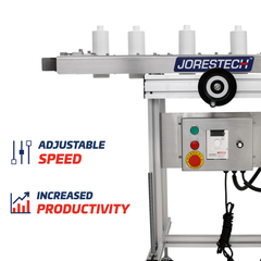 Jores Technologies Stainless Steel Bottomless Conveyor with Side Belts