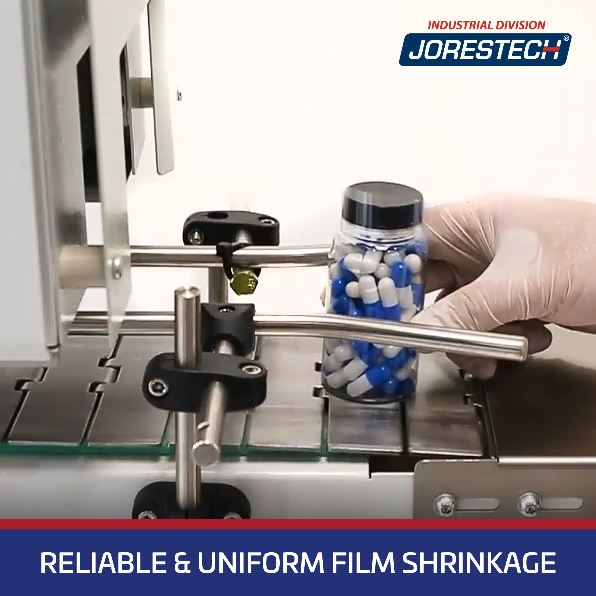 Jores Technologies Tamper Band Heat Shrink Tunnel