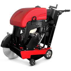 Tomahawk 20 Inch Walk Behind Concrete Saw with 13 HP Honda Water Tank GX390 Engine for Asphalt Concrete Cutting