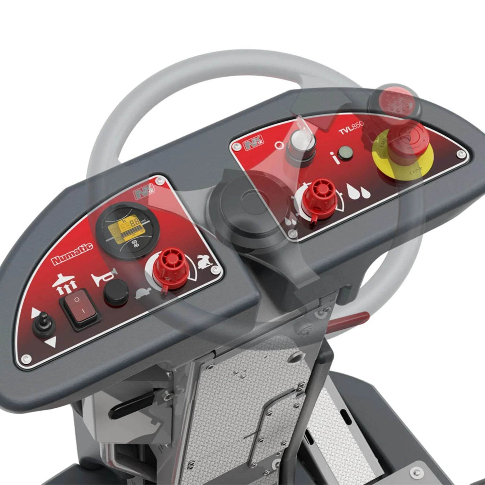 NaceCare TVL 850/300T 26″–34″ Ride-On Scrubber – 6 NX1K Batteries - Machine Horizon