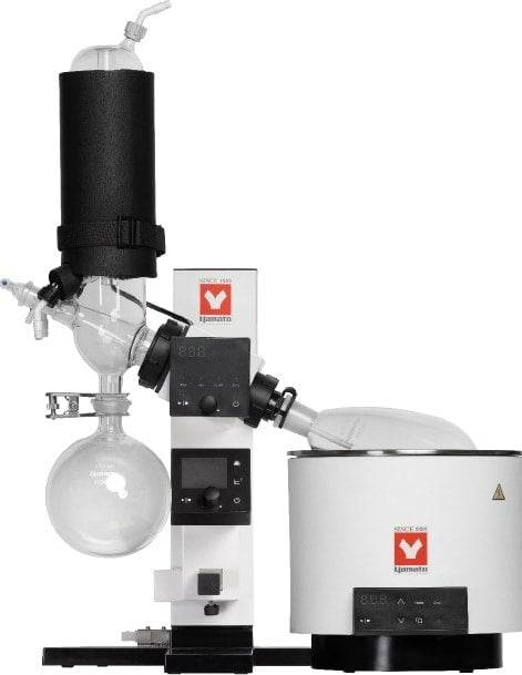 Yamato REV-202M-BWA Digital Rotary Evaporator w/ Vacuum Controller, BM302A Water Bath (5L) & Glassware Set B, 115V - Machine Horizon