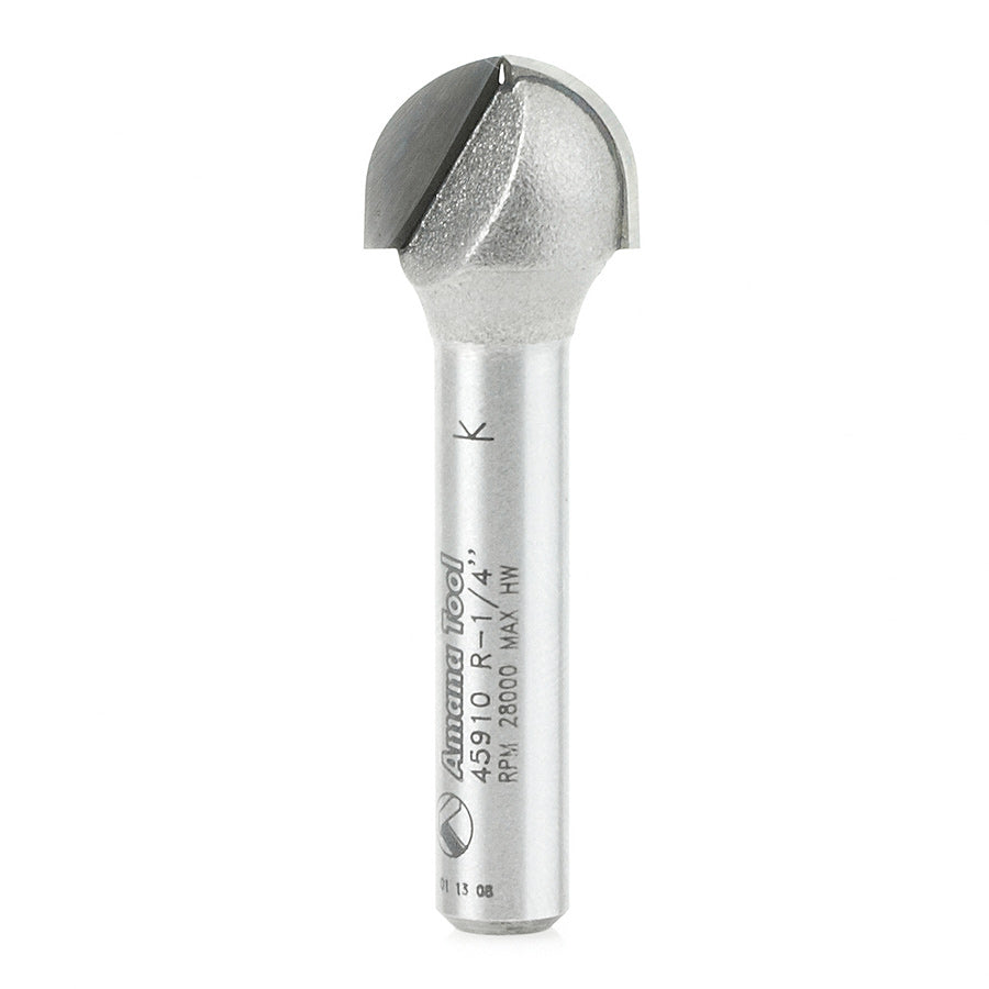 Axiom 2-Pc 3D Carving & Relief CNC Bit Set, ZrN Coated, 1/4 in Shank ABS203
