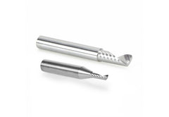 Axiom 2-Pc CNC Router Bit Set for Aluminum & Non-Ferrous Metal, 1/4 in Shank ABS307