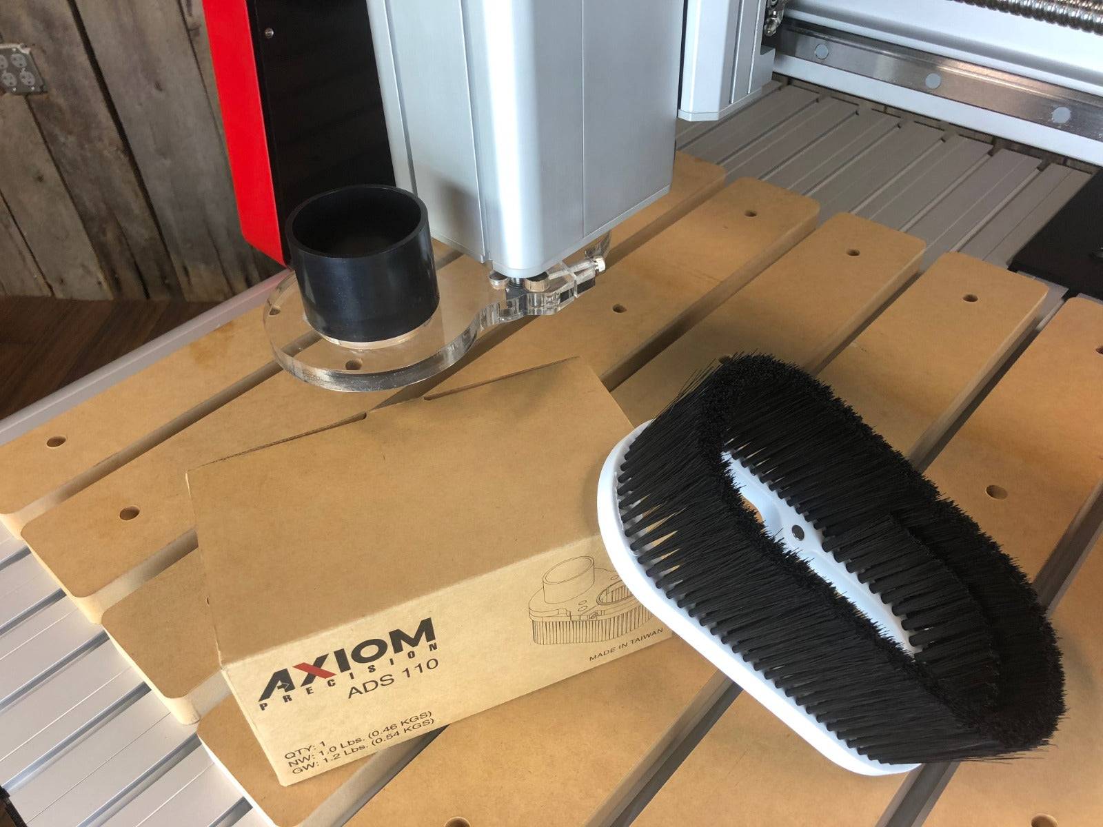 Axiom 2-1/2 in CNC Dust Shoe for Iconic Series, 70mm Spindle, Magnetic Base ADS110