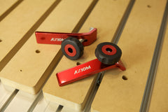 Axiom Aluminum T-Slot Hold Down Clamps for CNC Router Tables, 3 in Capacity (Pair) AHC102
