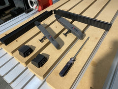 Axiom Low-Profile Lateral CNC Clamp Kit with Non-Marring EVA Tips (Pair) AHC109