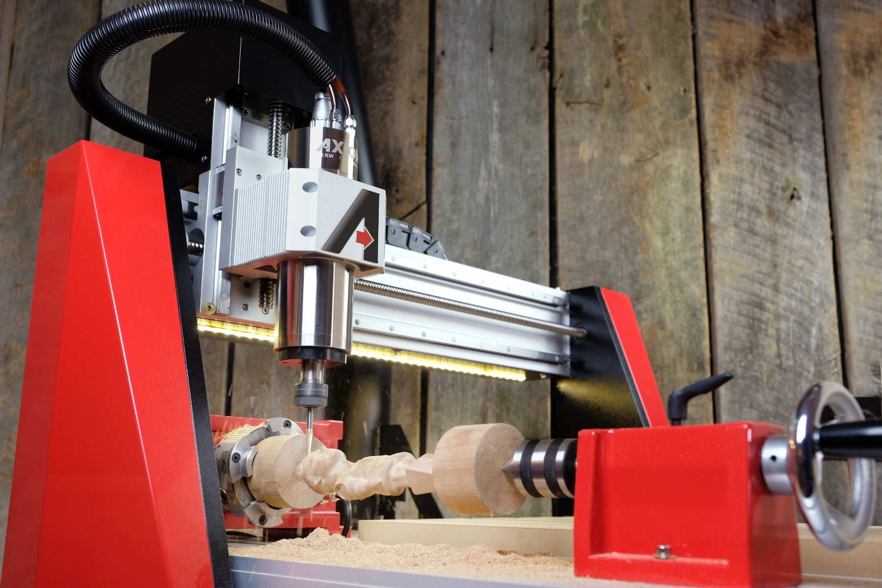 Axiom 4th Axis Rotary Kit with 100mm Chuck for Pro & Elite Series CNCs ARK360