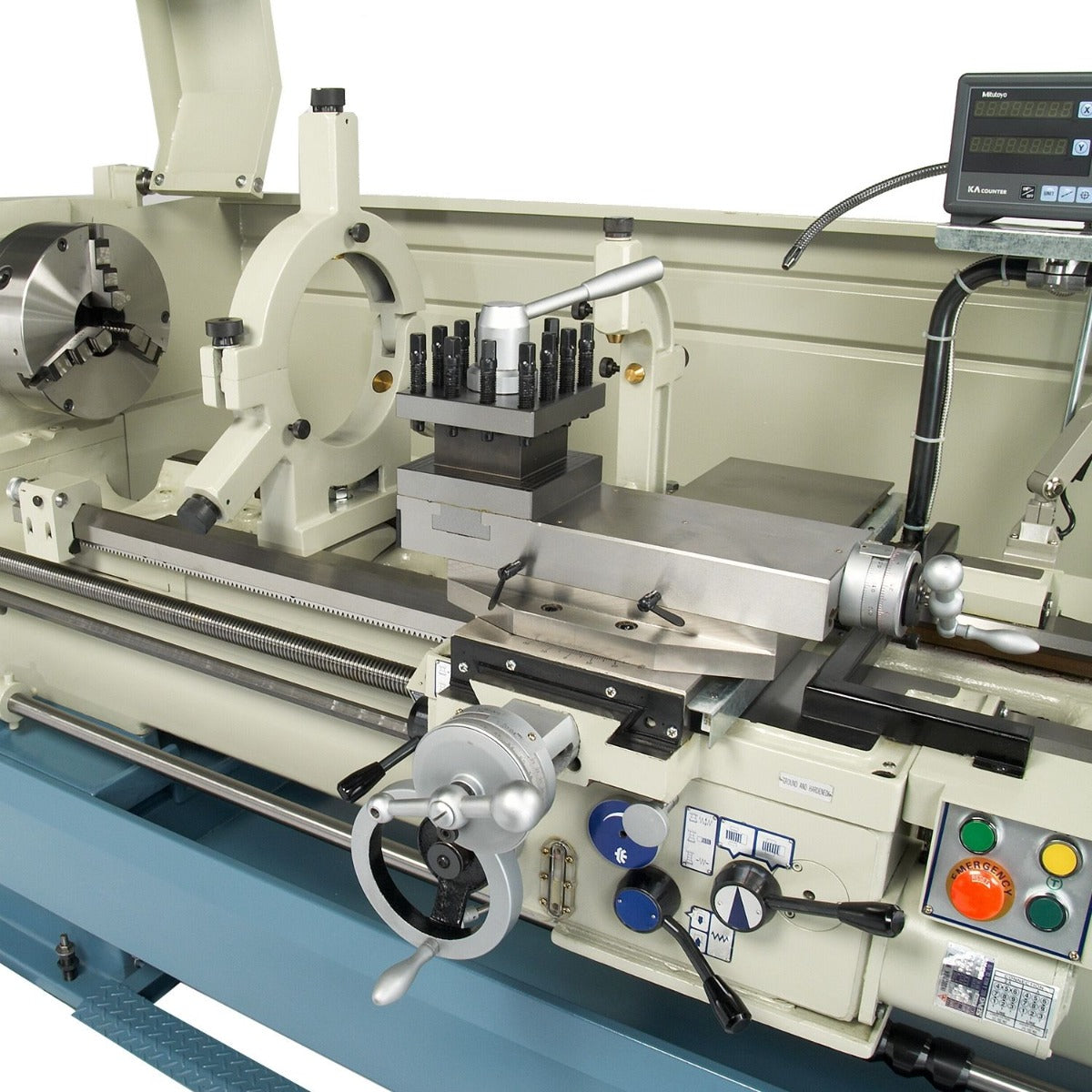 Baileigh 20" x 80" Precision Geared Head Metal Lathe 15HP 220V 3Ph PL-2080 BA9-1006176