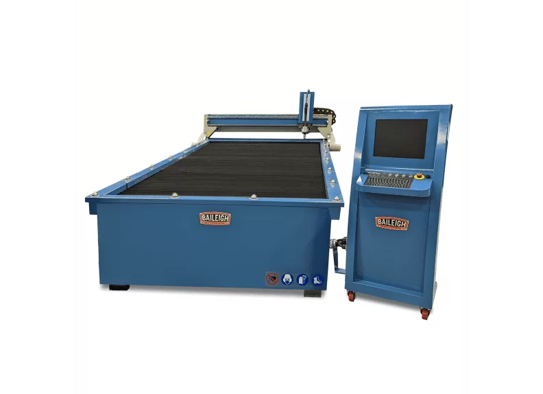 Baileigh PT-105HD-V2; 220V 1Phase, 5' x 10' CNC Plasma Cutting Table Downdraft with Automatic Torch Height Control 1231495A