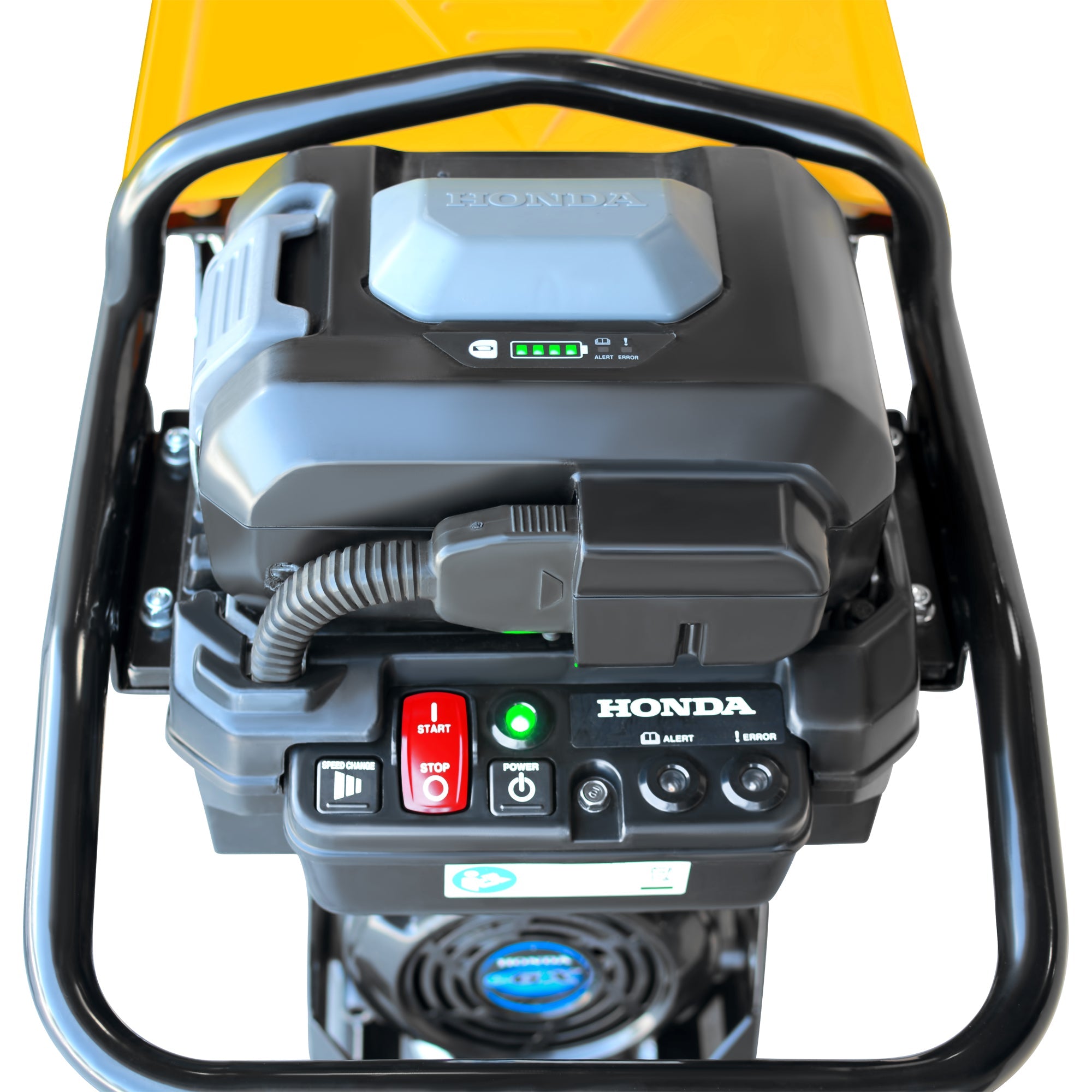 Tomahawk 2.4 HP Battery Powered Vibratory Rammer Tamper Compactor with Honda GXE2.0S Motor