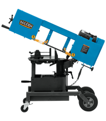 Baileigh BS-10VS 10" Variable Speed Dual Mitering Horizontal Vertical Portable Band Saw with Coolant 1HP, 115V, Single Phase 1232696