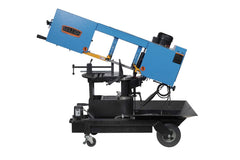 Baileigh BS-10VS 10" Variable Speed Dual Mitering Horizontal Vertical Portable Band Saw with Coolant 1HP, 115V, Single Phase 1232696