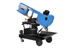 Baileigh BS-10VS 10" Variable Speed Dual Mitering Horizontal Vertical Portable Band Saw with Coolant 1HP, 115V, Single Phase 1232696