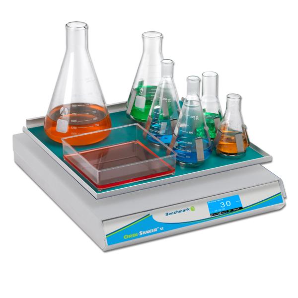 Benchmark Scientific BT1011 ORBI-SHAKER XL WITH TOUCH SCREEN DISPLAY AND RUBBER MAT PLATFORM (18"X18") - Machine Horizon