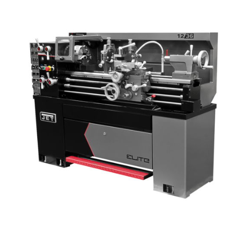 Jet Elite 12x36 EVS Lathe With ACU-RITE 303 CSS DRO, Taper Attachment, and Collet Closer, E-1236VS 892318