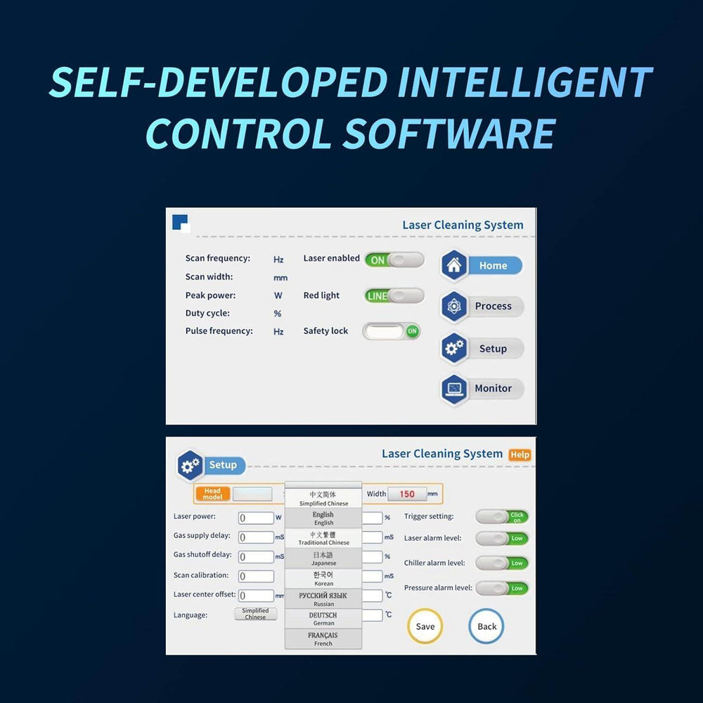 HEROLASER Hand-Held Fiber Laser Cleaner 2000W - Machine Horizon