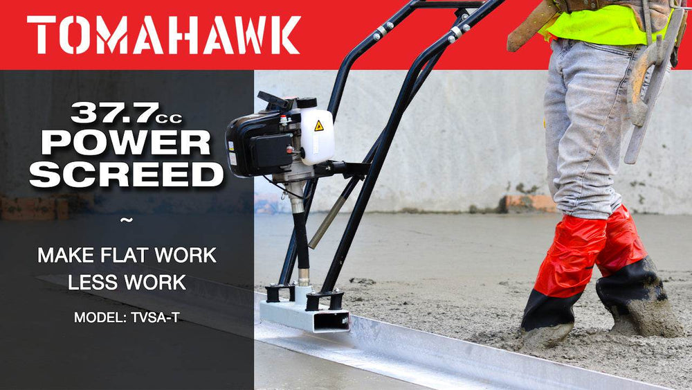 Tomahawk Concrete Power Screed Dual Aluminum Blade Bundle (Choose 2 Boards) - Machine Horizon