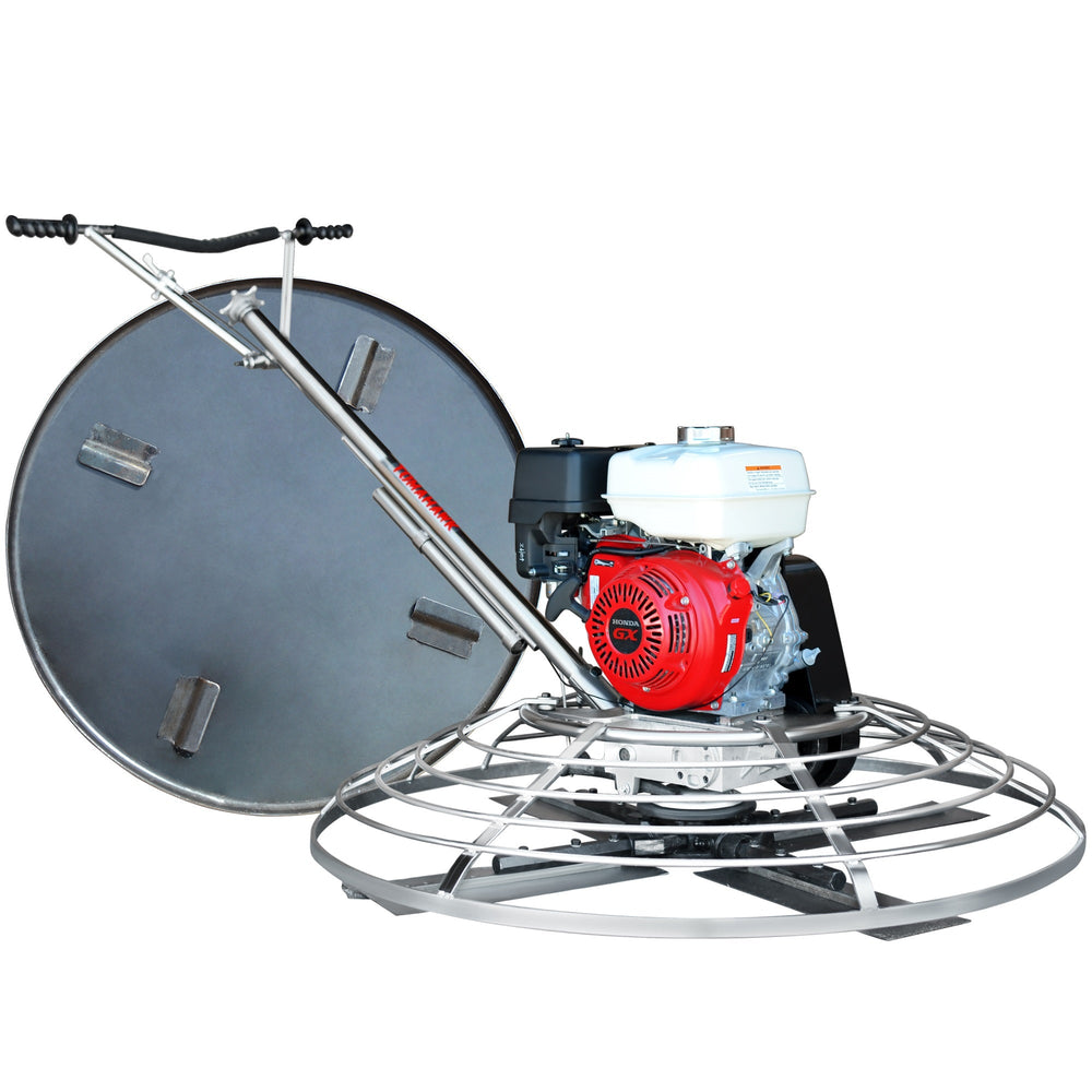 Tomahawk 46" Concrete Power Trowel 8.5HP Honda Combo Blades and Float Pan Cement Finishing Tool - Machine Horizon