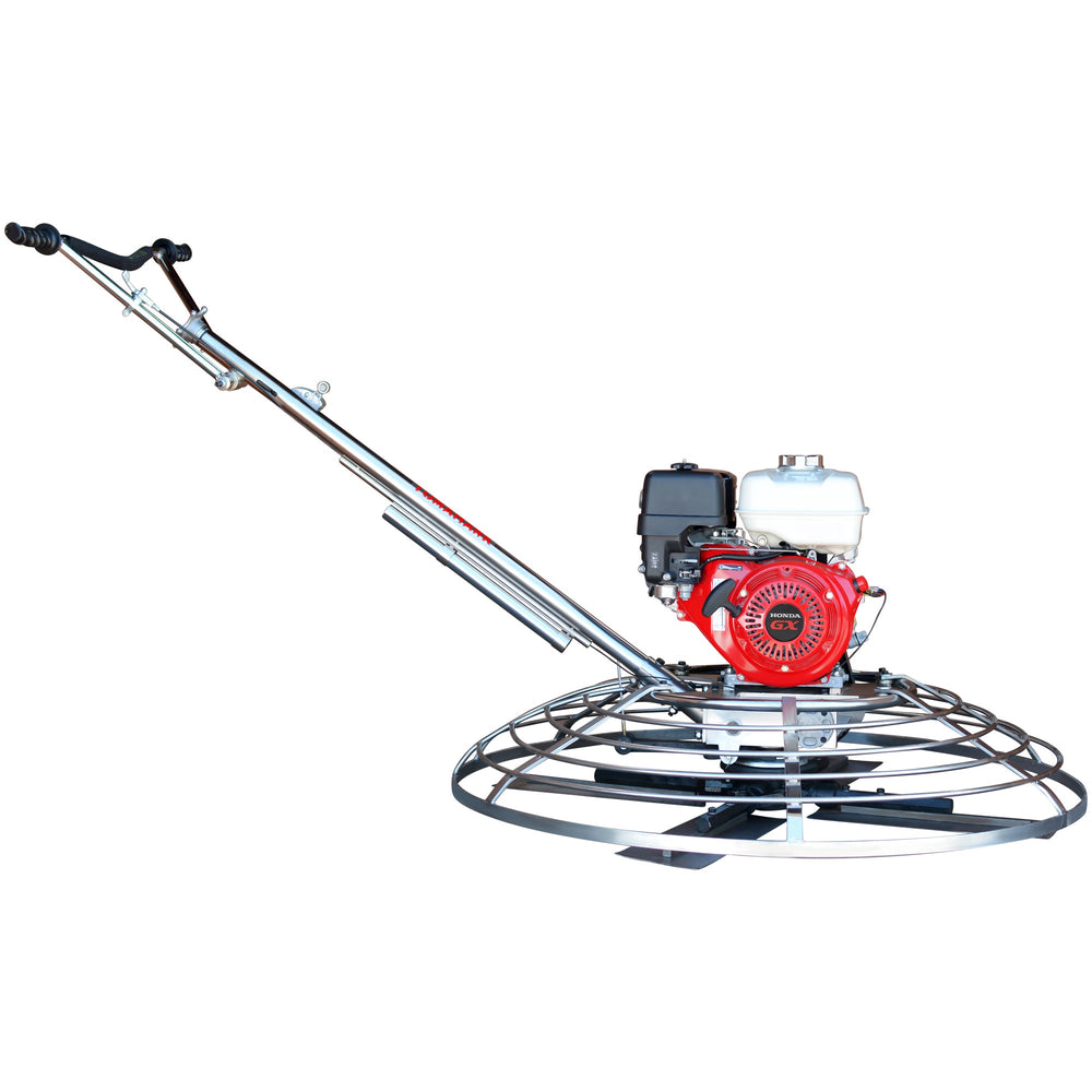 Tomahawk 46" Concrete Power Trowel 8.5HP Honda Combo Blades and Float Pan Cement Finishing Tool - Machine Horizon
