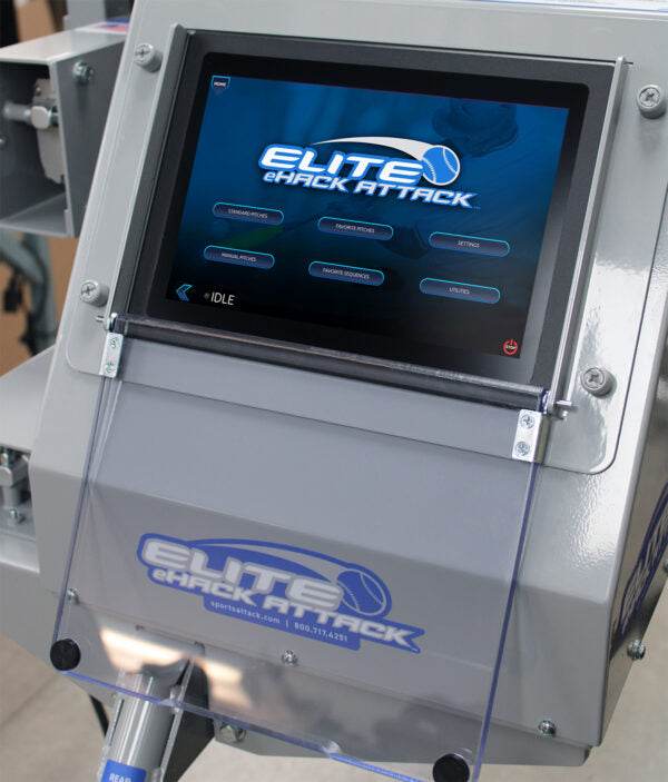 Elite eHack Attack Softball Pitching Machine - Machine Horizon