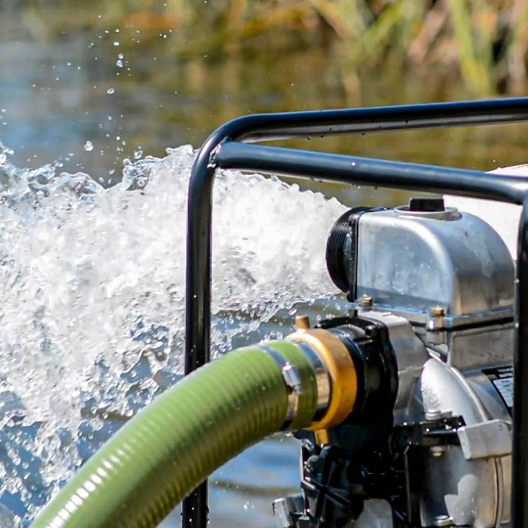Tomahawk 3 Inch Trash Water Pump 375 GPM 8 HP GX270 powered by Honda Portable Utility - Machine Horizon