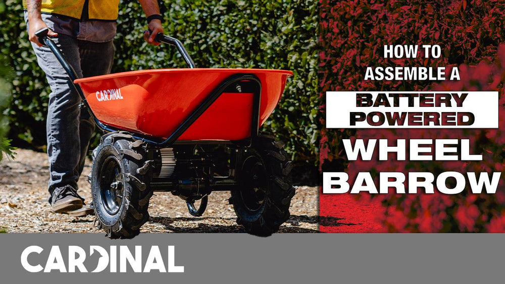 Tomahawk Electric Utility Cart 40V Battery-Powered Wheelbarrow 570-lb. Bucket Capacity - Machine Horizon