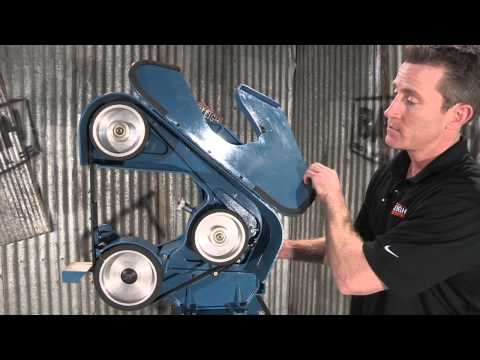 Baileigh BG-260-3-220; 2" x 60"  Three Wheel Variable Speed Belt Grinder 1-1/2HP, 220V Single Phase 1000672