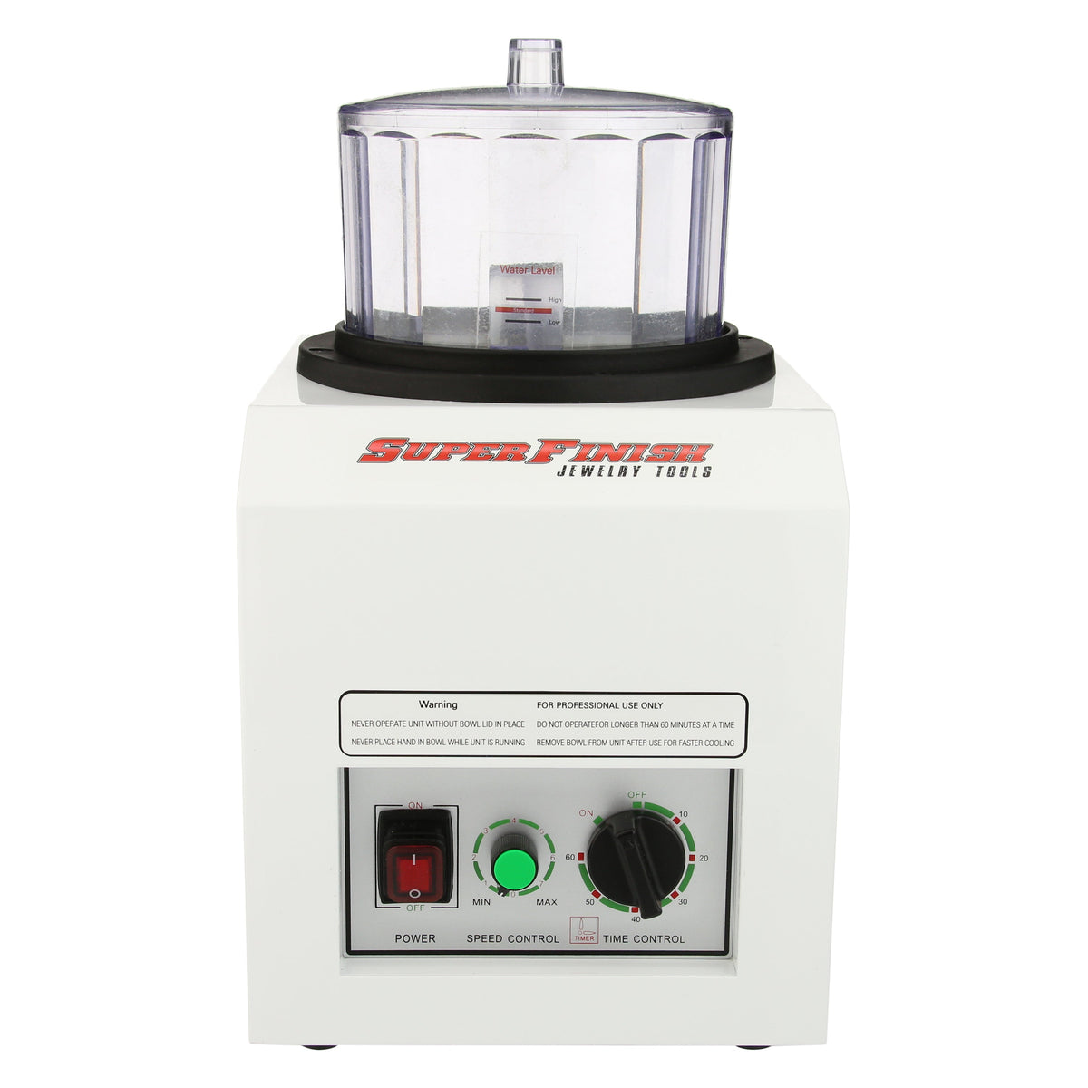 Pepetools Large Capacity Magnetic Pin Finisher, 80 rings, 7" Bowl - Arbe Super Finisher - Machine Horizon