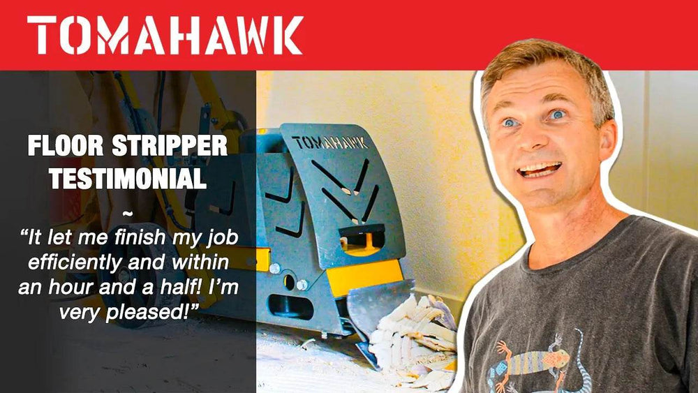 Tomahawk Electric Floor Scraper Vinyl Stripper Carpet Wood Floor Remover - Machine Horizon