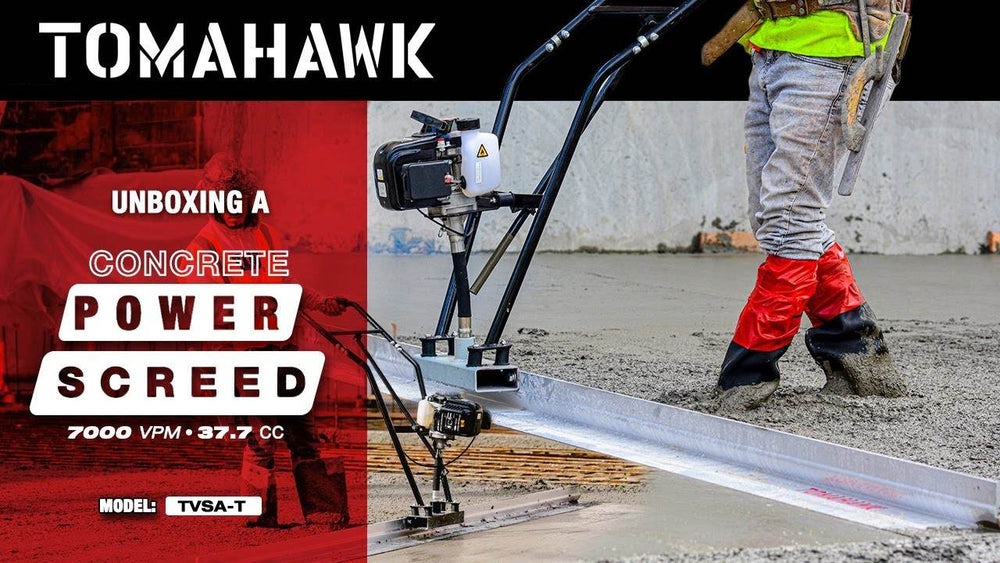 Tomahawk Power Screed Single Aluminum Blade Bundle (Choose 4ft, 6ft, 8ft, 10ft, 12ft, 14ft) - Machine Horizon