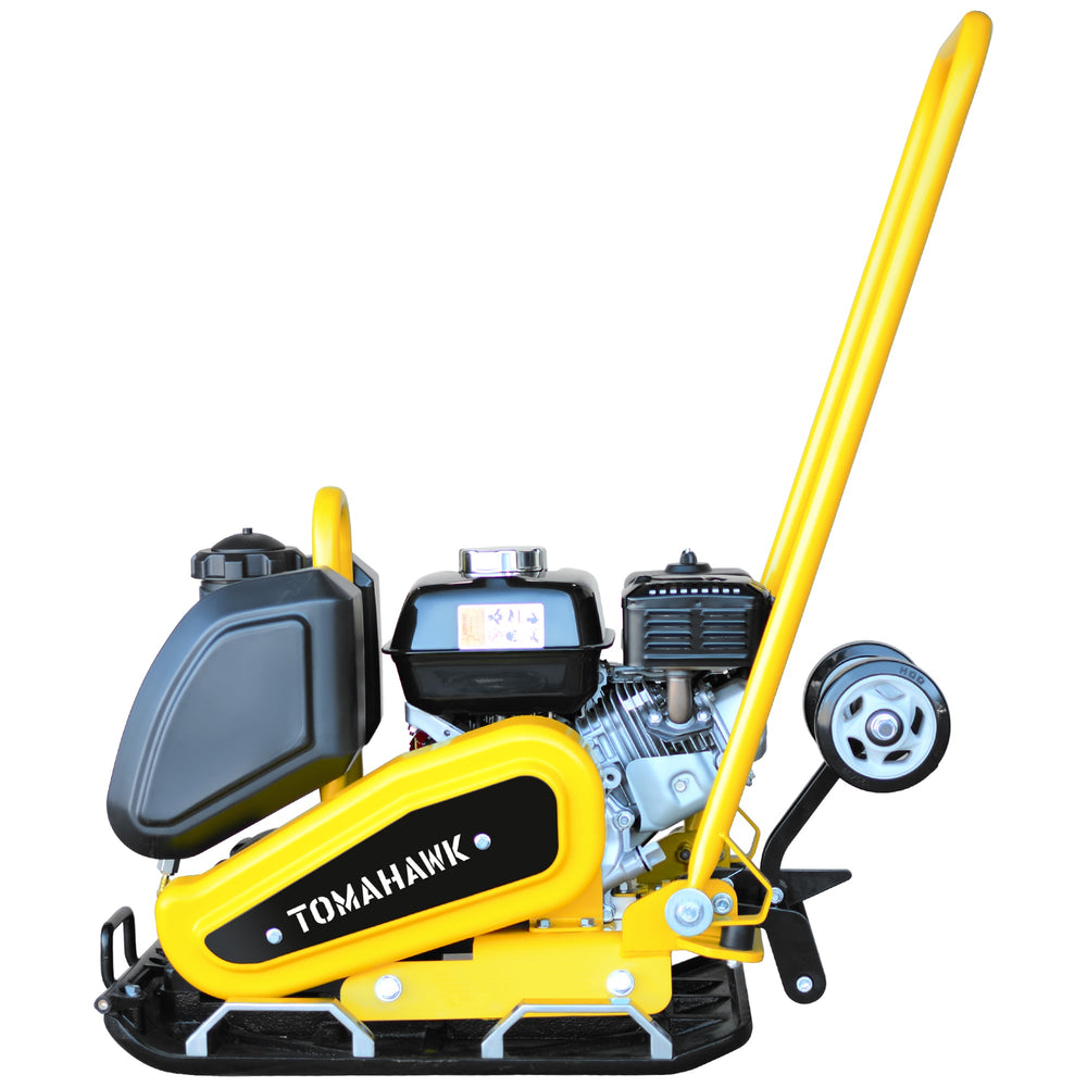 Tomahawk 5.5 HP Honda Vibratory Plate Compactor 23x17" for Soil Asphalt Paver Compaction - Machine Horizon