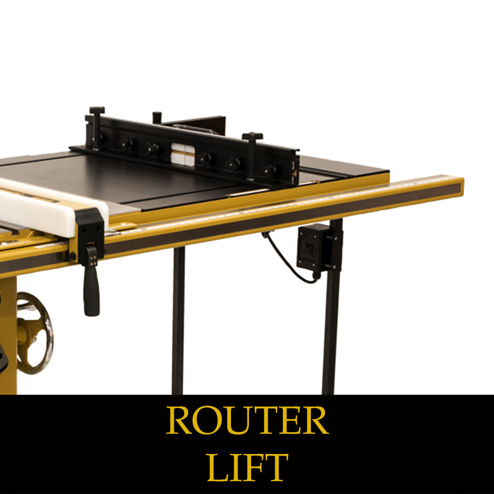 Powermatic PM2000 10 in. Tablesaw with 50 in. Accu-Fence System & Router Lift, 5HP, 3PH, 230/460V PM25350RK