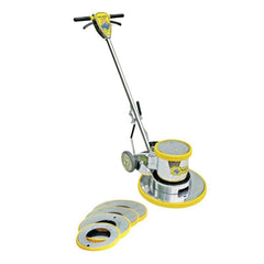 Mercury BOSS-2 Dual-Speed Floor Machine – 13"–21" Aprons, 175/300 RPM